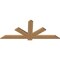 Ekena Millwork Kennewick Timber Gable Bracket, Western Red Cedar, 72"W x 30"H x 1 1/2"D x 5 1/2"F, 10/12 Pitch GBW072X30X0206KEN00SWR - alternate 3